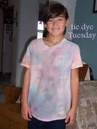 Braxton celebrates tie dye Tuesday